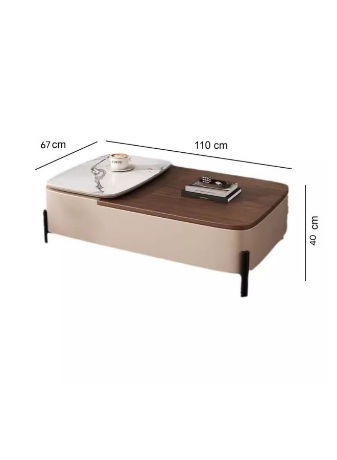 Baytonia Verol Coffee Table with Storage Space and Liftable Top - Multi-Colored - Image 5