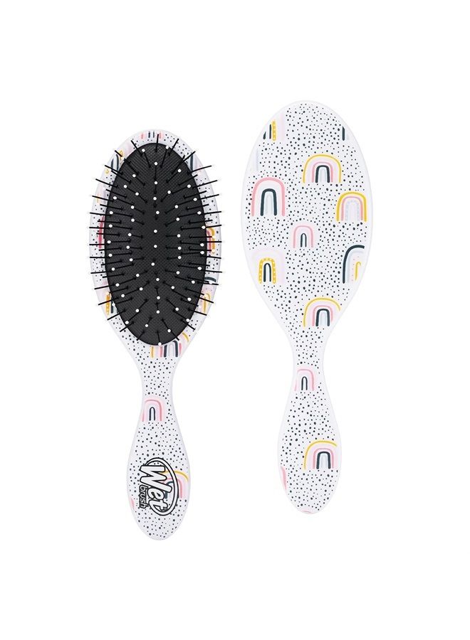 Wet Brush Kids Detangler Hair Brushes - Rainbows - Midi Detangling Brush with Ultra-Soft IntelliFlex Bristles Glide Through Tangles with Ease - Pain-Free Comb for All Hair Types - Image 1