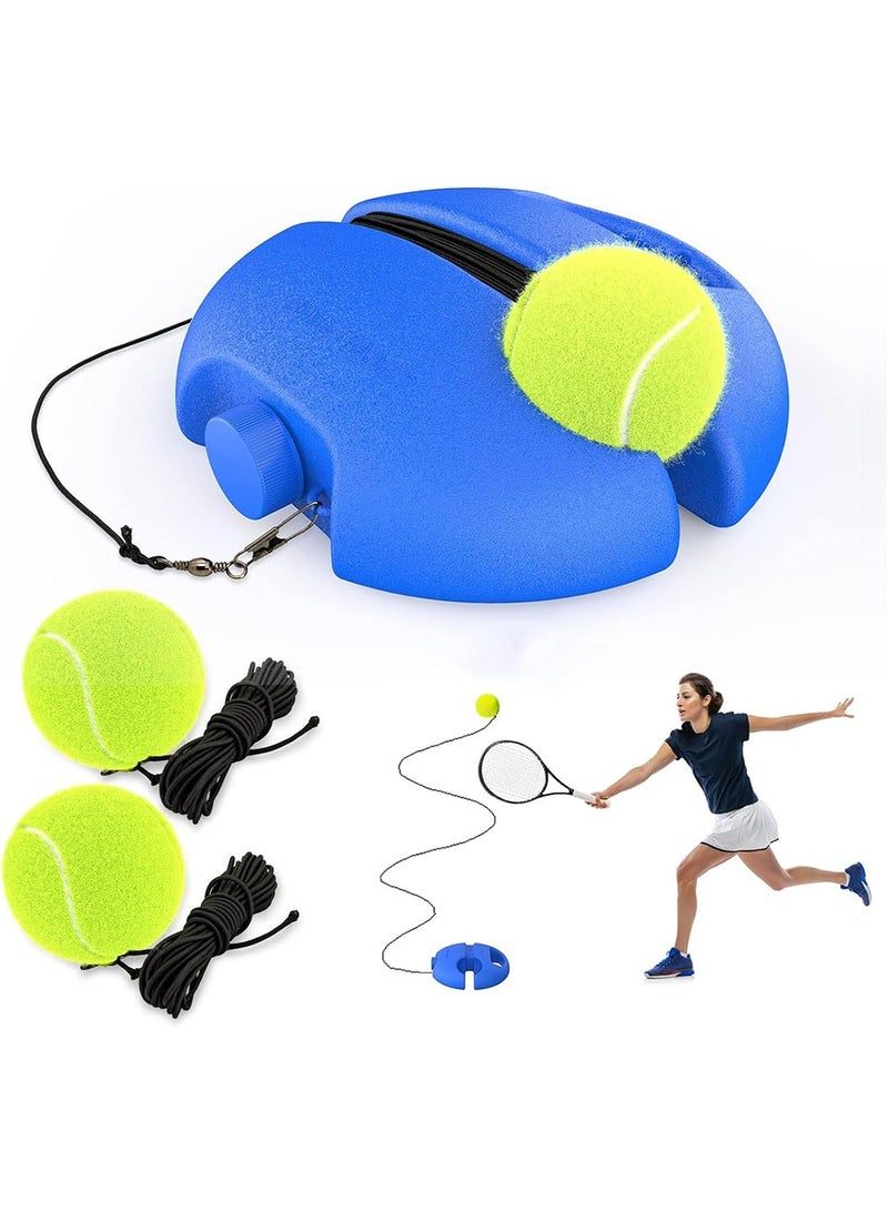 PCOMORE Pro Tennis Trainer Rebound Ball Kit, Solo Tennis Training Equipment for Self-Practice, Portable Tennis Training Tool, Tennis Rebounder Kit - Solo Practice with 2 Balls | Portable | Beginner Friendly  - Image 1