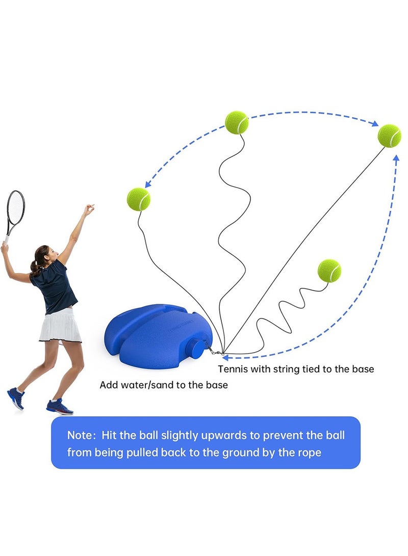 PCOMORE Pro Tennis Trainer Rebound Ball Kit, Solo Tennis Training Equipment for Self-Practice, Portable Tennis Training Tool, Tennis Rebounder Kit - Solo Practice with 2 Balls | Portable | Beginner Friendly  - Image 2