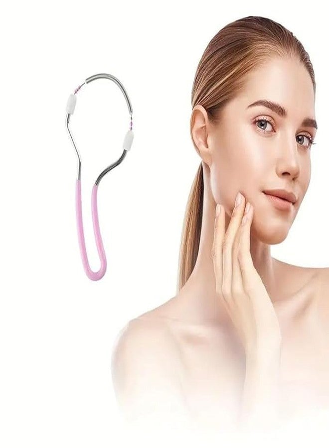 FLIZZOW Portable Painless Spring Facial Hair Remover for Women - Threading Tool Epilators Unwanted Hair on Upper Lip Chin Face - Image 3