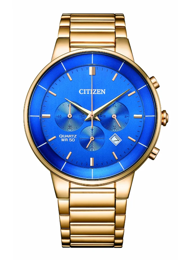 CITIZEN Men's Stainless Steel Quartz Chronograph Watch AN8223-54L - 42 mm