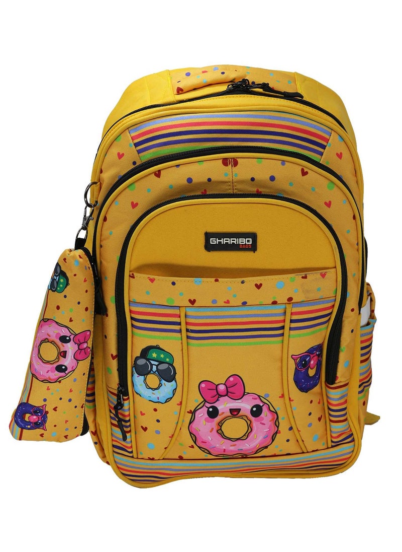Gharibo Bags - School Backpack Model 19 Donuts - Image 1