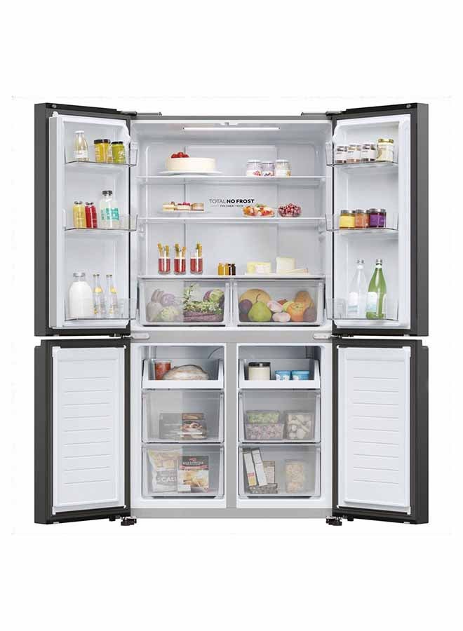Haier 4-Door French Side By Side Refrigerator 11.1Cu.ft Freezer 42Cu.ft, 311 L, Twin Inverter 433 L HRF-525MB Gemstone Black - Image 5