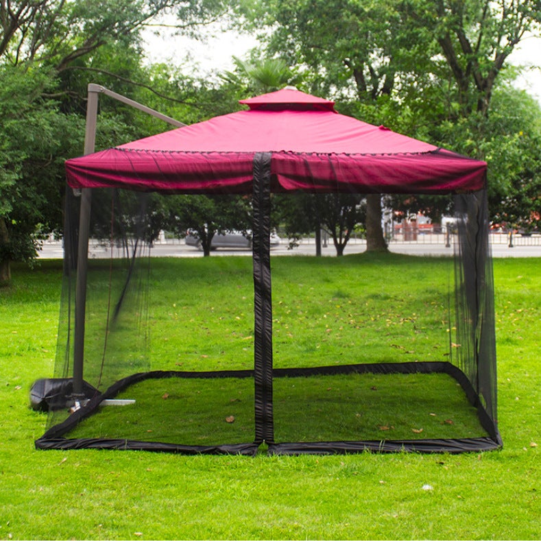 Outdoor Courtyard Open-Air Dome Parasol Mosquito Nets Umbrella Nets Mesh Nets Bed Curtain Anti-Mosquito Insect Curtain Roman Umbrella - Image 5