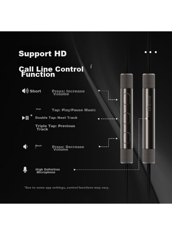 Meilan Meizu Wired Earphones With Type-c Port, In-ear Hifi Dual-unit Dynamic Micro-flat Plate Audiophile Music Earphones, Compatible With Direct-drive Audio Interface, Suitable For Android/iphone 15 - Image 4