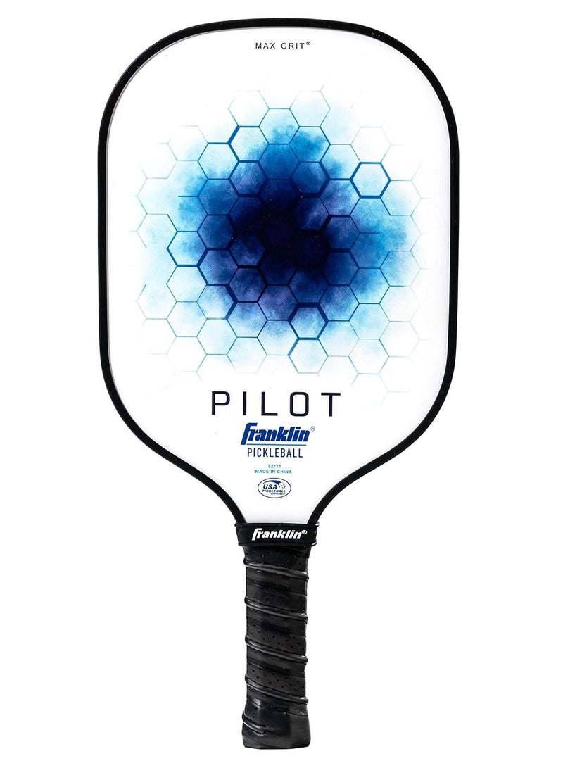 Franklin Pilot Polypropylene Core Pickleball Paddle – USAPA Approved – Lightweight Pro Racket – Blue - Image 1