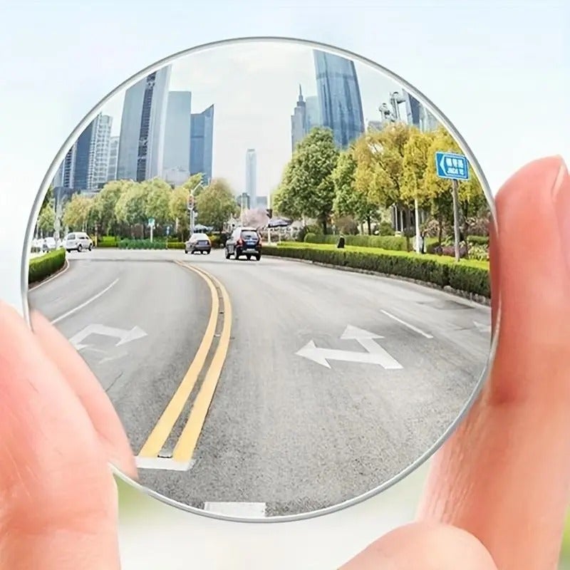 مرآة رؤية النقطة العمياء للسيارة، مرآة جانبية بزاوية واسعة تدور 360 درجة - Image 3