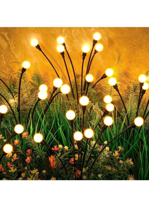 Waterproof LED Solar Outdoor Swaying Lights Solar Garden Lights Firefly Lights Solar Outdoor For Yard Patio Pathway Decorative