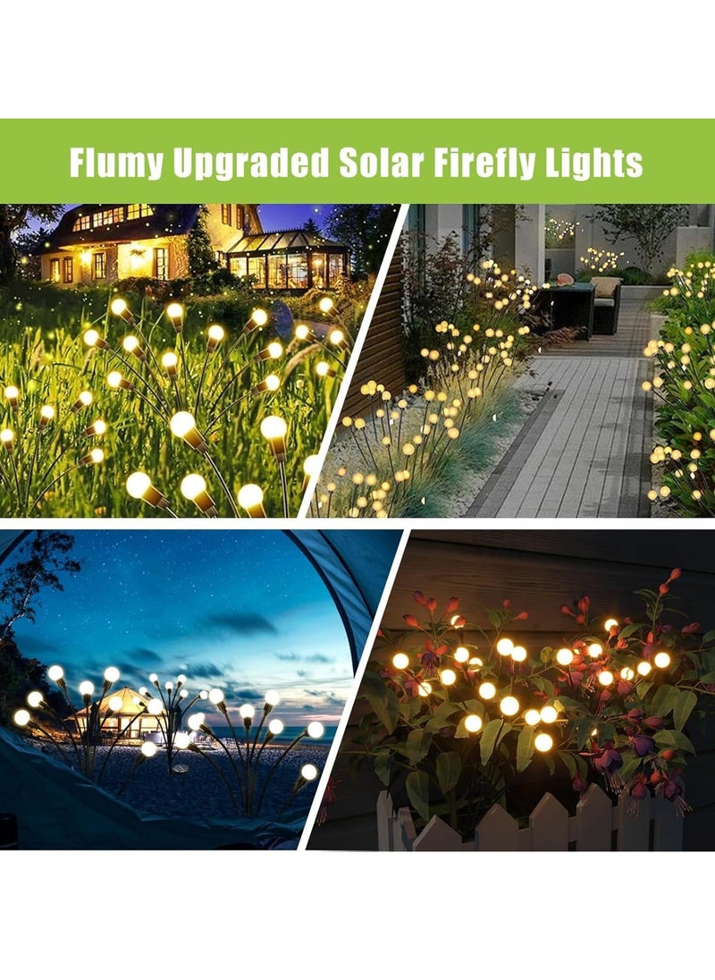 Waterproof LED Solar Outdoor Swaying Lights Solar Garden Lights Firefly Lights Solar Outdoor For Yard Patio Pathway Decorative