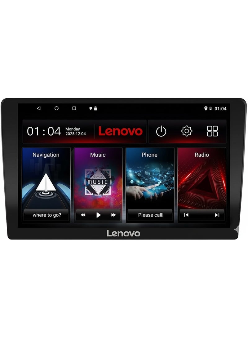 Lenovo 9 Inch 2K Android Car Stereo 4GB RAM 64GB ROM Support Apple Carplay Android Auto Wireless Bluetooth USB Video Audio Playback High Definition Screen - Image 1