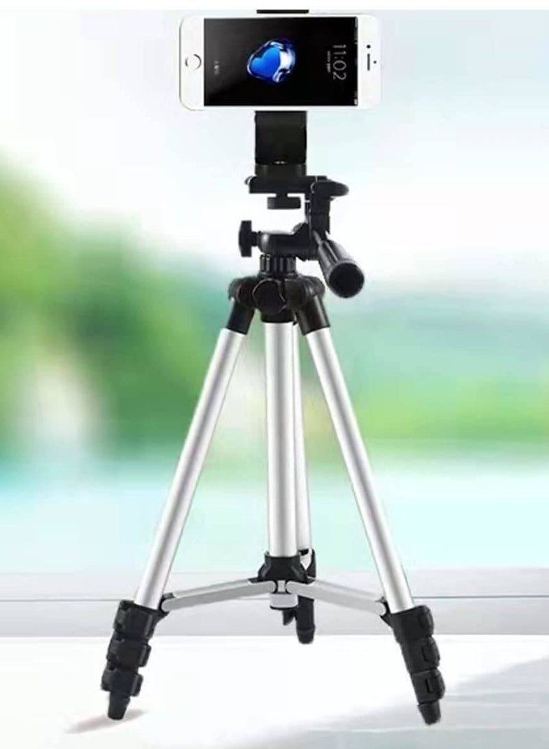 Universal Mobile Phone Tripod Silver/Black - Image 5