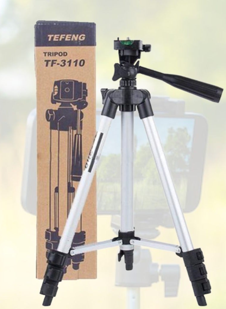 Universal Mobile Phone Tripod Silver/Black - Image 1