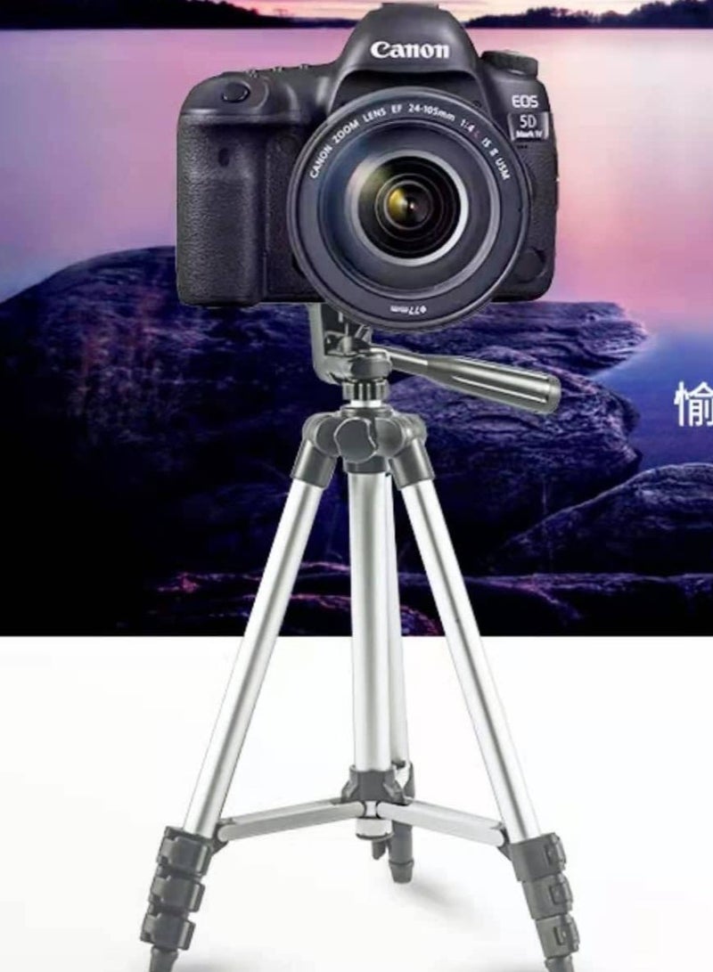 Universal Mobile Phone Tripod Silver/Black - Image 3