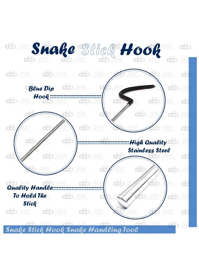 DDP 30" Heavy Duty Snake Hook Blue DIP - Image 4