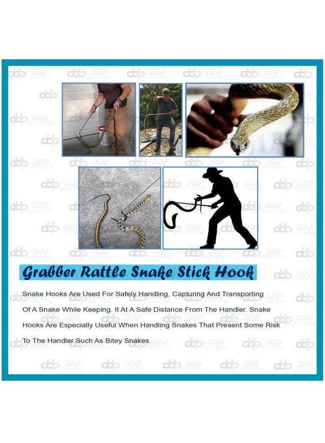 DDP 30" Heavy Duty Snake Hook Blue DIP - Image 2