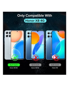 ten.tech Ten Tech Transparent cover with anti-shock corners made of heat-resistant polyurethane for Honor X8 4G – Transparent  - Image 2