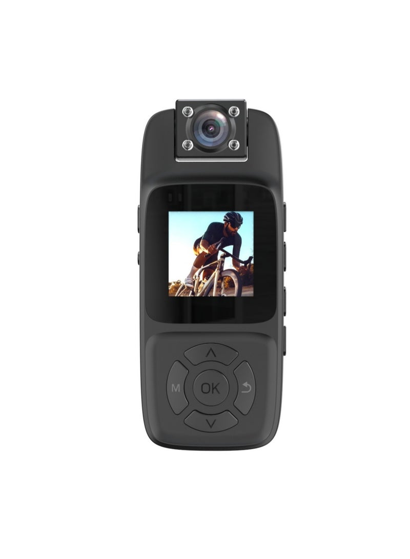 OasisLink 4K Ultra - Clear Sports Camera with Infrared Night Vision, 180° Rotatable Lens, 8H Long Battery Life, Mini Portable （black) - Image 3