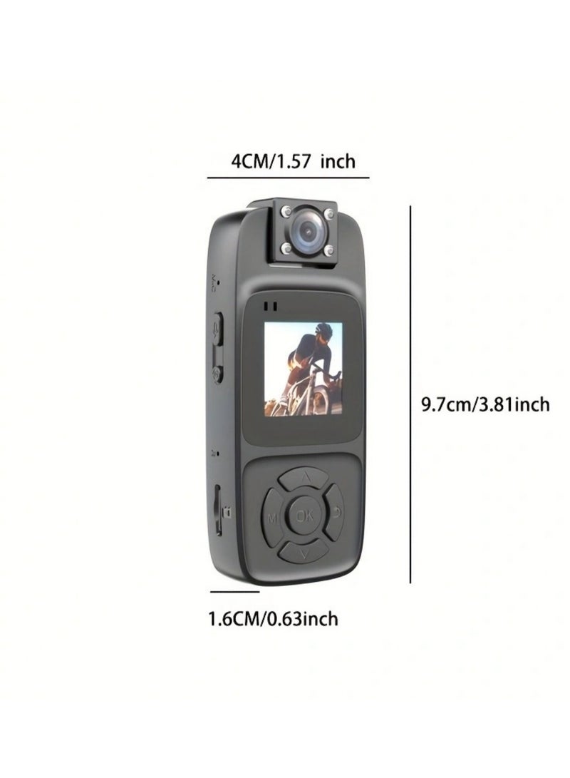 OasisLink 4K Ultra - Clear Sports Camera with Infrared Night Vision, 180° Rotatable Lens, 8H Long Battery Life, Mini Portable （black) - Image 2