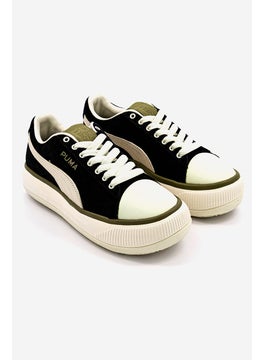 Women Suede Mayu Infuse Shoes, Black and Ivory