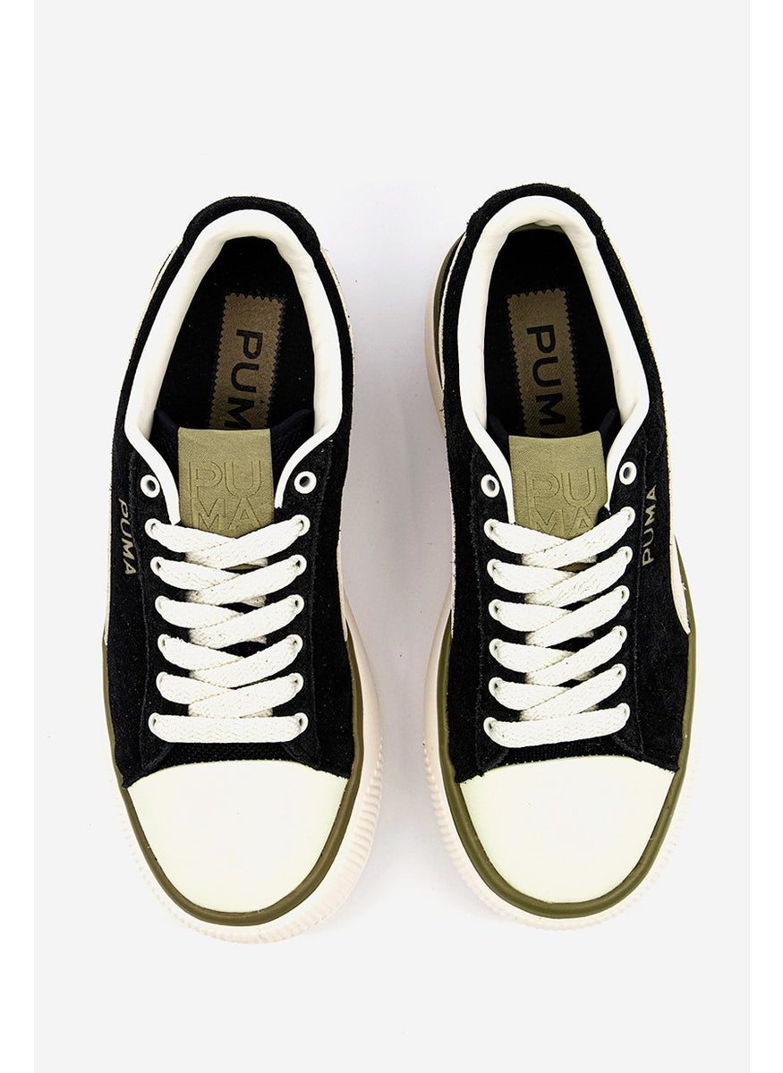 PUMA - Women Suede Mayu Infuse Shoes, Black and Ivory - Image 1