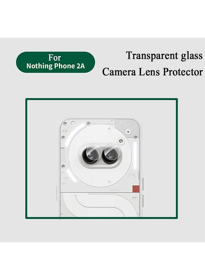 SNBFA - 1 Pack Camera Lens Protector For Nothing Phone 2a,3D Full Coverage Tempered Glass Camera Lens Protector High Transparent Camera Cover Anti-scratch Phone Accessory For Nothing Phone 2a - Image 1