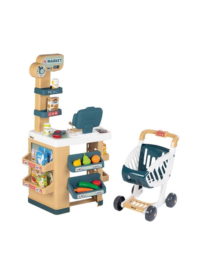 Smoby Supermarket Playset with Cart - Image 1