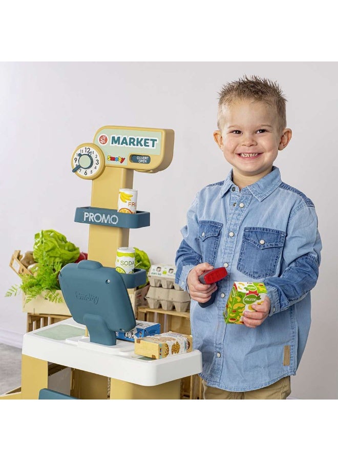 Smoby Supermarket Playset with Cart - Image 3