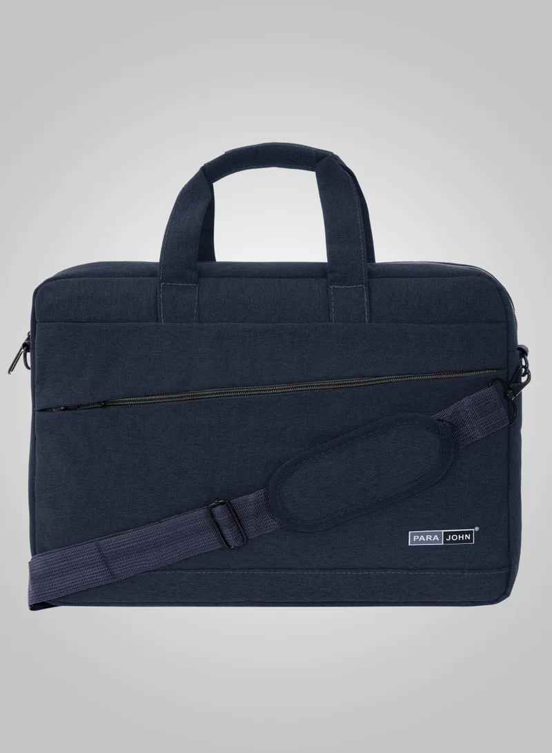 PARAJOHN Para John Laptop Bag 15.6 Inch – Polyester Briefcase with Adjustable Shoulder Strap, Multi-Compartment