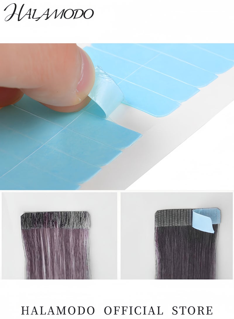 60-Piece Set of Double-Sided Wig Adhesive Bands High-Tack Hair Tape with Strong Hold Wig Strips for Seamless Hairpiece Clips Secure and Comfortable Wig Wear Adjustable and Reusable Hair Fasteners - Image 5