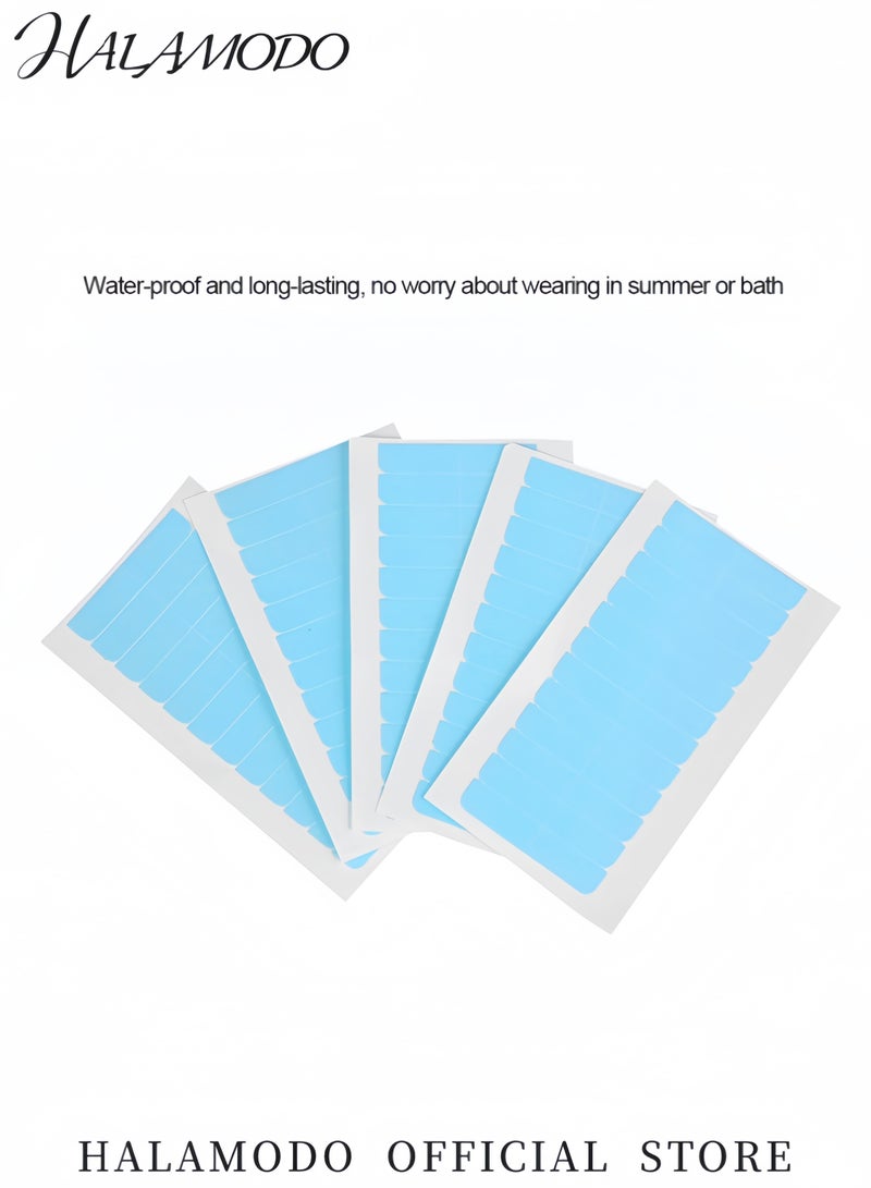 60-Piece Set of Double-Sided Wig Adhesive Bands High-Tack Hair Tape with Strong Hold Wig Strips for Seamless Hairpiece Clips Secure and Comfortable Wig Wear Adjustable and Reusable Hair Fasteners - Image 3