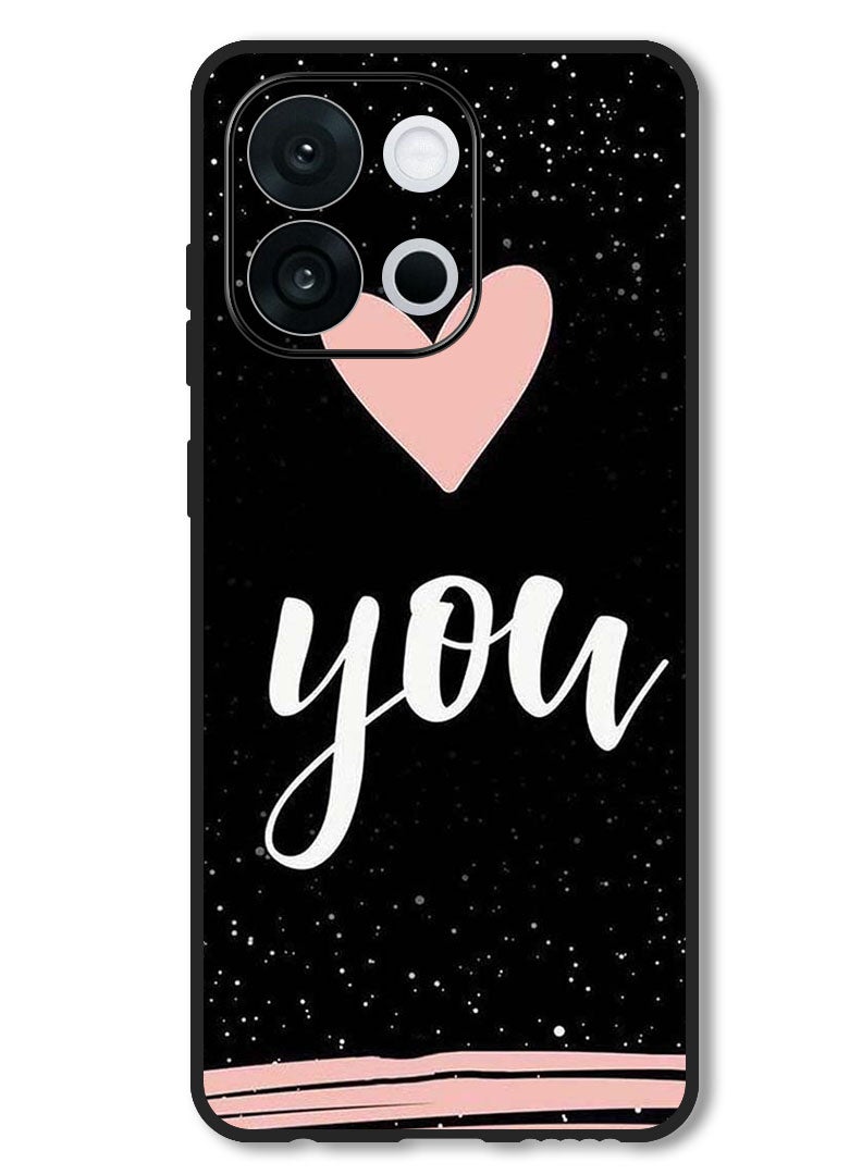 Theodor Case Compatible with OnePlus 13T 6.32 Inch Protection Shockproof Bumper Cover You  Heart - Image 1