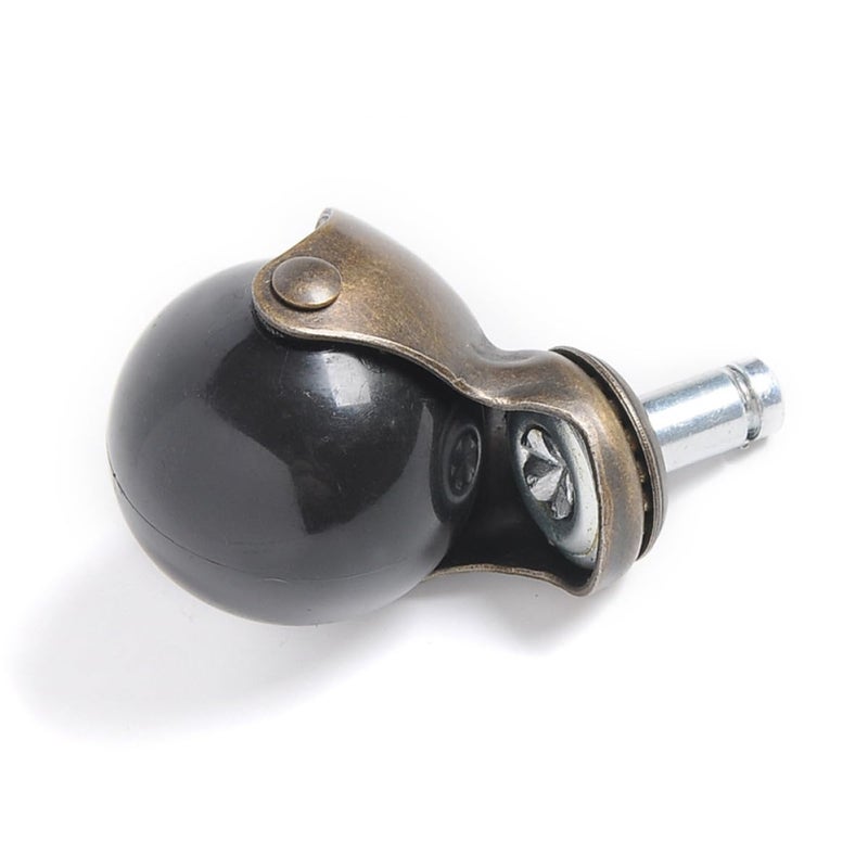 Antique Bronze Swivel Caster Wheels 4pcs For Furniture Chairs Smooth Rolling On Carpet - Image 3