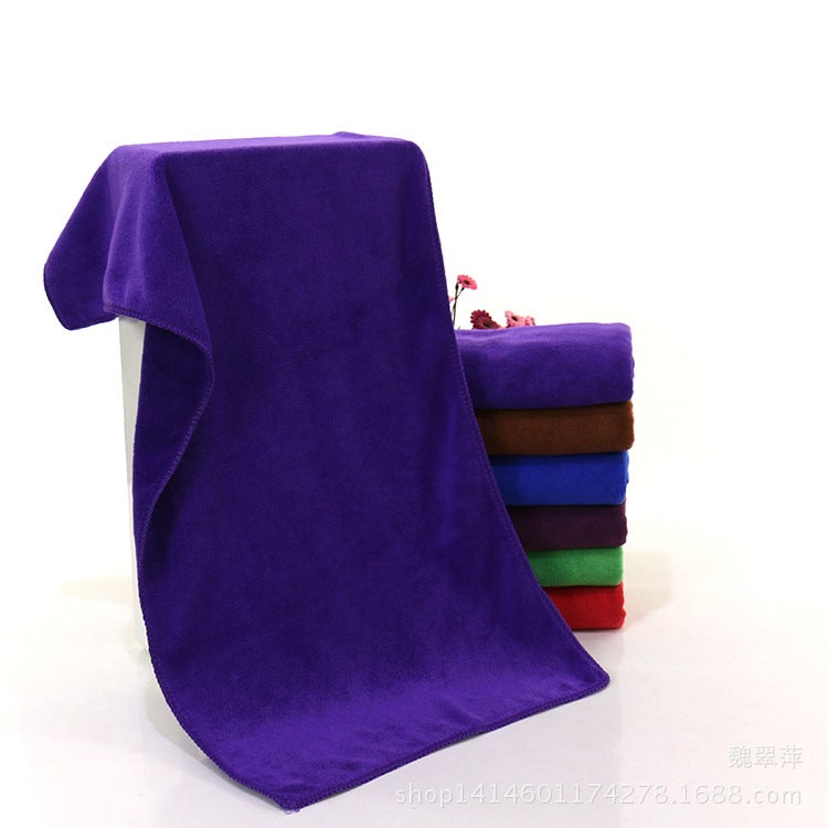Absorbent Dry Hair Towel Absorbent Dry Hair Towel Thickened Microfiber Car Disinfection Beauty Towel Can Be Set - Image 3