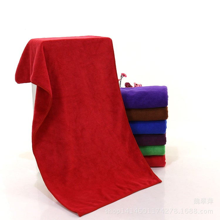 Absorbent Dry Hair Towel Absorbent Dry Hair Towel Thickened Microfiber Car Disinfection Beauty Towel Can Be Set - Image 4