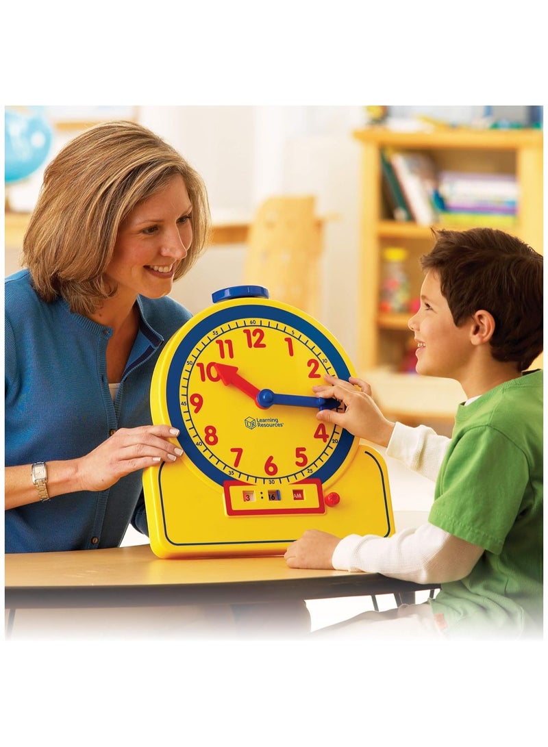 LEARNING RESOURSES Primary Time Teaching 12-Hour Learning Clock - Image 2