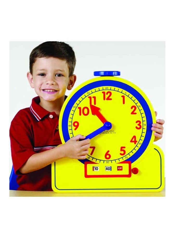 LEARNING RESOURSES Primary Time Teaching 12-Hour Learning Clock - Image 4
