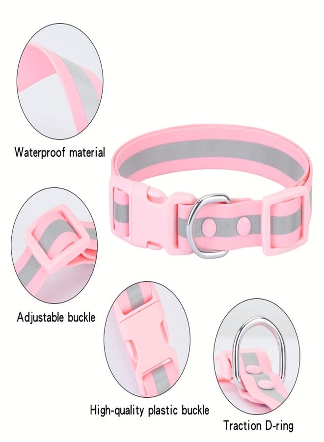 كولودوغو طوق كلاب مقاوم للماء من كولودوغو - طوق عاكس قابل للتعديل، طوق متين للكلاب الصغيرة والمتوسطة والكبيرة، مصنوع من مادة PVC سهلة التنظيف - ألوان متعددة، مقاسات (صغير، متوسط، كبير) - Image 4