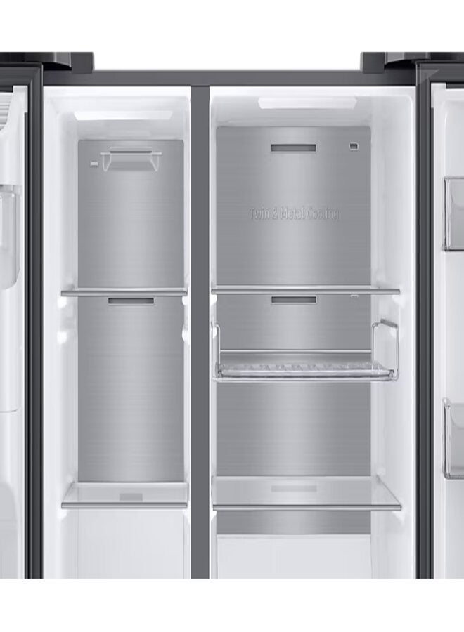 سامسونج 591L Side by Side With Family Hub Refrigerator - Image 4