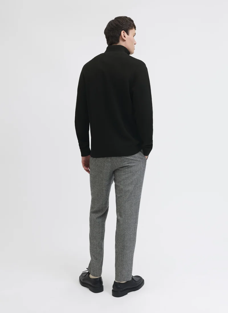 JACK & JONES Knitted Half Zip Up Sweater