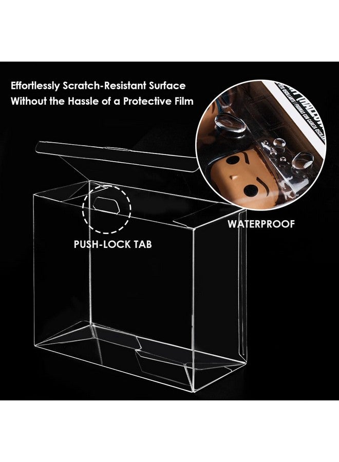 baskiss Baskiss 8 PackProtector Case for Funko Pop 2-Pack, 0.55mm Thick No Protective Film Peeling Clear Figure Display Storage Box with Locking Tab, Scratch-Resistant, Waterproof Dustproof (8)  - Image 4