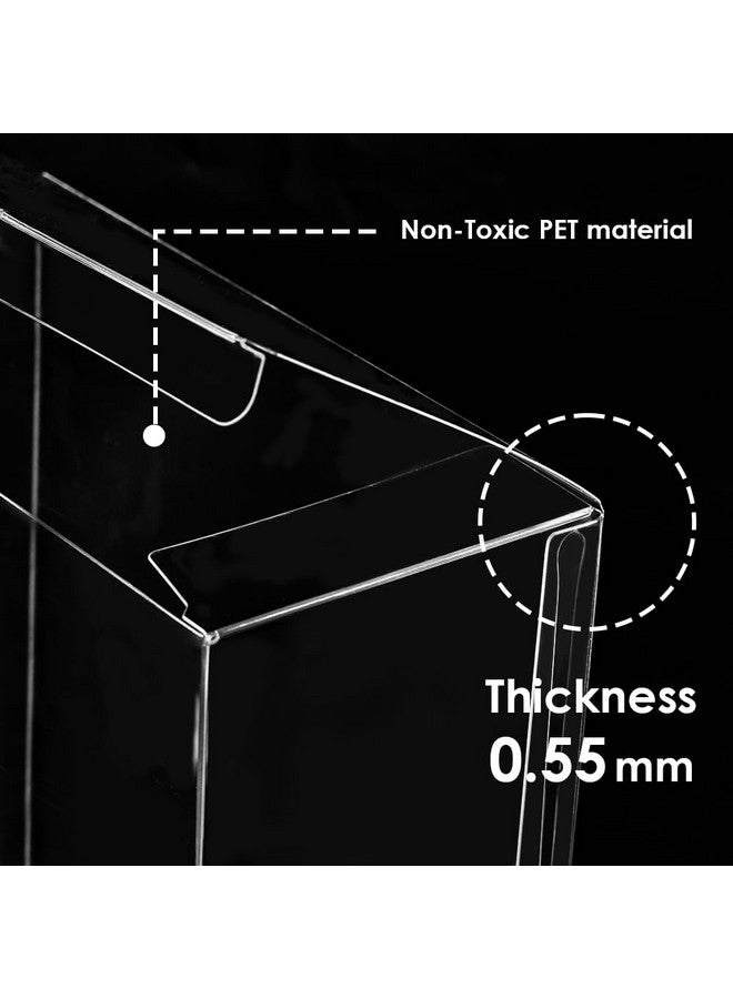 baskiss Baskiss 8 PackProtector Case for Funko Pop 2-Pack, 0.55mm Thick No Protective Film Peeling Clear Figure Display Storage Box with Locking Tab, Scratch-Resistant, Waterproof Dustproof (8)  - Image 3