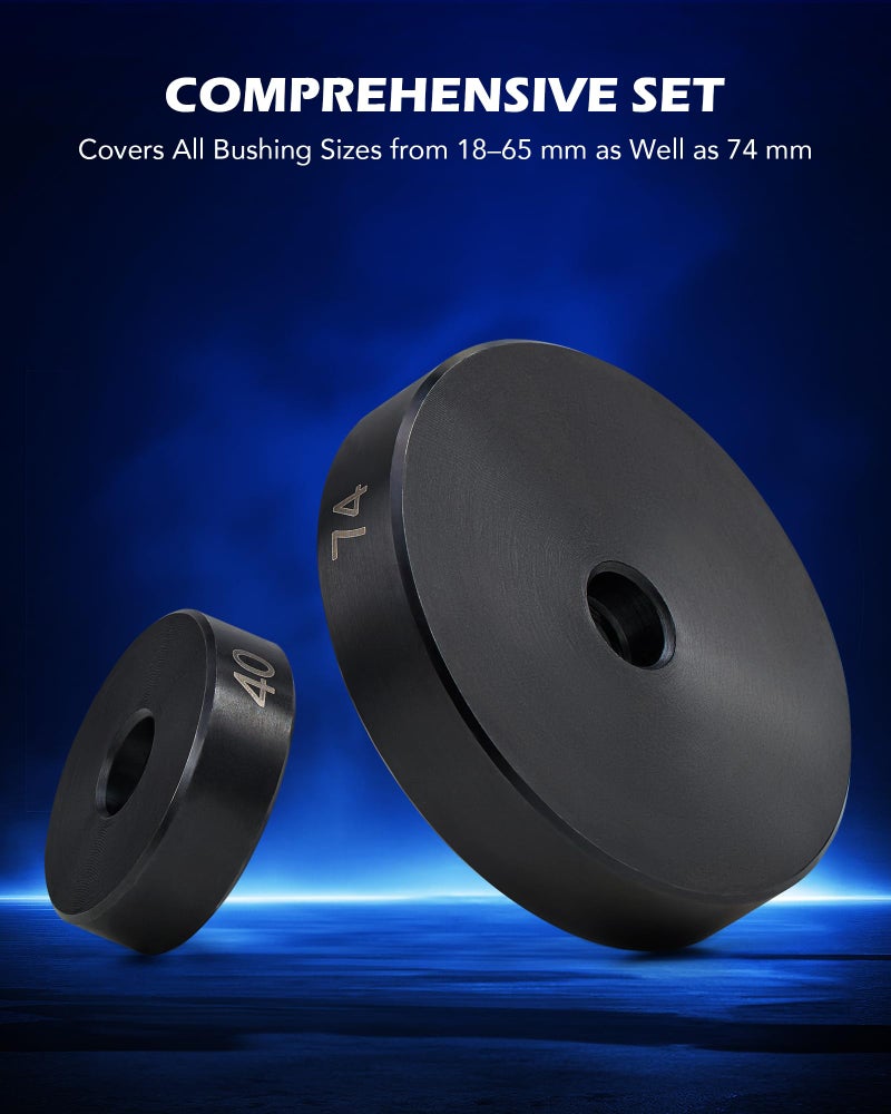 Orion Motor Tech 52-in-1 Custom Bushing Driver Tool Set and Transmission Wheel Axle Bearing Race Seal Installer Remover, Bush Removal Puller Bearing Press Tool Kit - Image 3