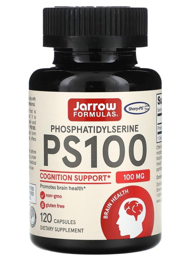 jarrow formulas PS100 Phosphatidylserine 100 mg 120  Capsules