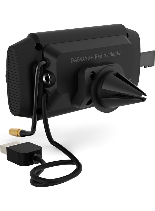 NIBEMINENT Radio Receiver With Bluetooth Support FM Transmitter Music Player V7584_P Black - Image 1