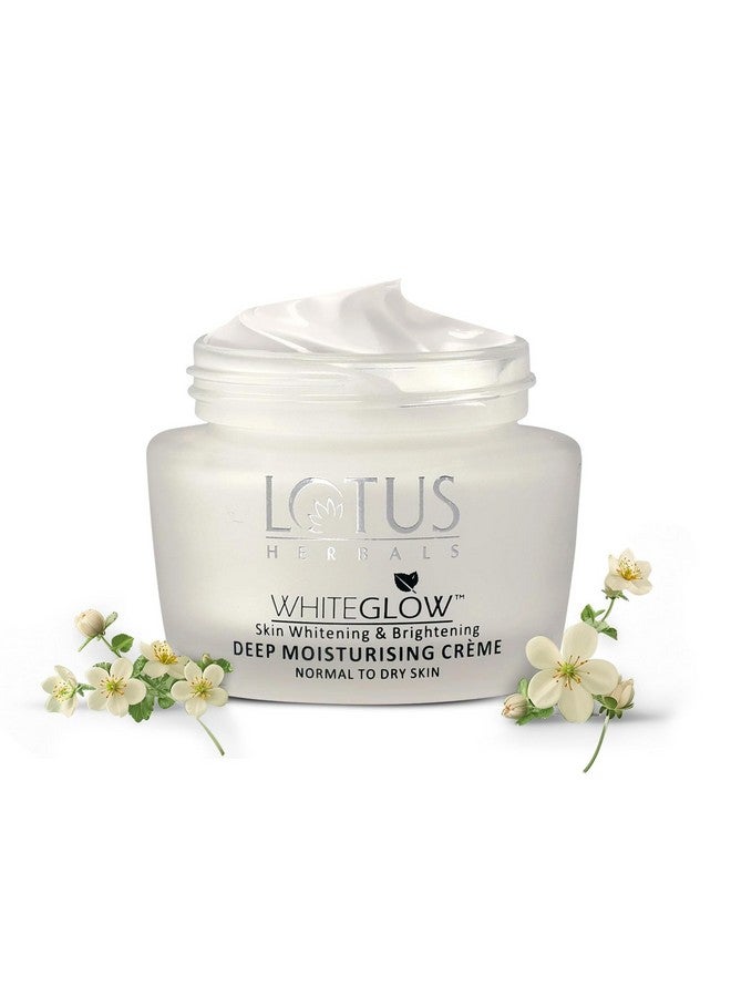 LOTUS HERBALS Whiteglow Deep Moisturising Cream, Spf 20, Face Cream For Dry Skin, 60G - Image 1