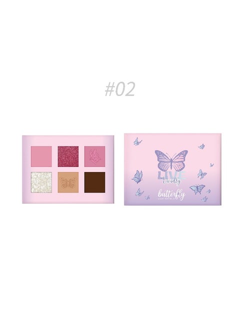 MINISO Live Vividly Collection 6-Shade Eyeshadow Palette (02) – Versatile and Vibrant Eye Makeup Set