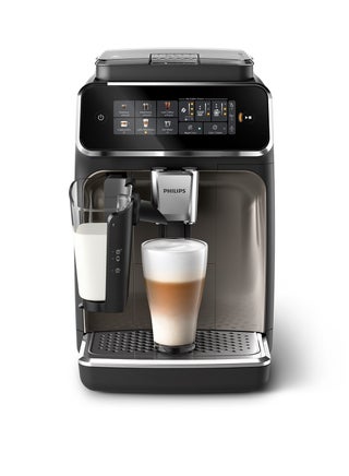 Fully Automatic Espresso Machine Series 3300 - 6 Beverages, LatteGo, SilentBrew, Coloured Touch Display, Ceramic Grinder 1.8 L 1500 W EP3347/90 Black Chrome - view 2