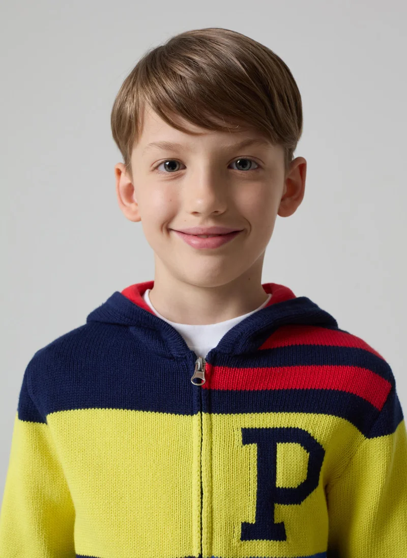 Ovs Full-zip cardigan with hood