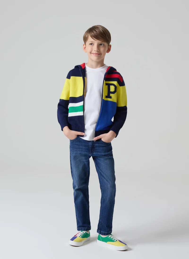 Ovs Full-zip cardigan with hood